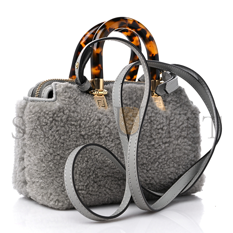 FENDI MINI BY THE WAY TOP HANDLE BOSTON GHIACCIO 8BS067ALP2F1CKX (17*12*8cm)